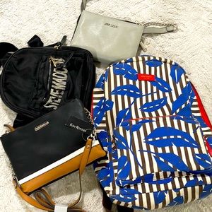 Purse backpack lot Steve Madden henri bendel etc